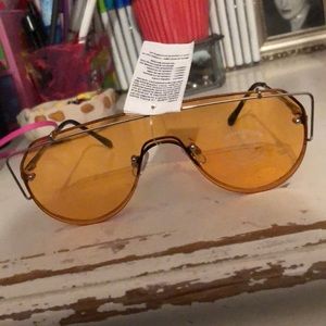 Nasty Gal NWT Elbon London Orange Tint Sunglasses